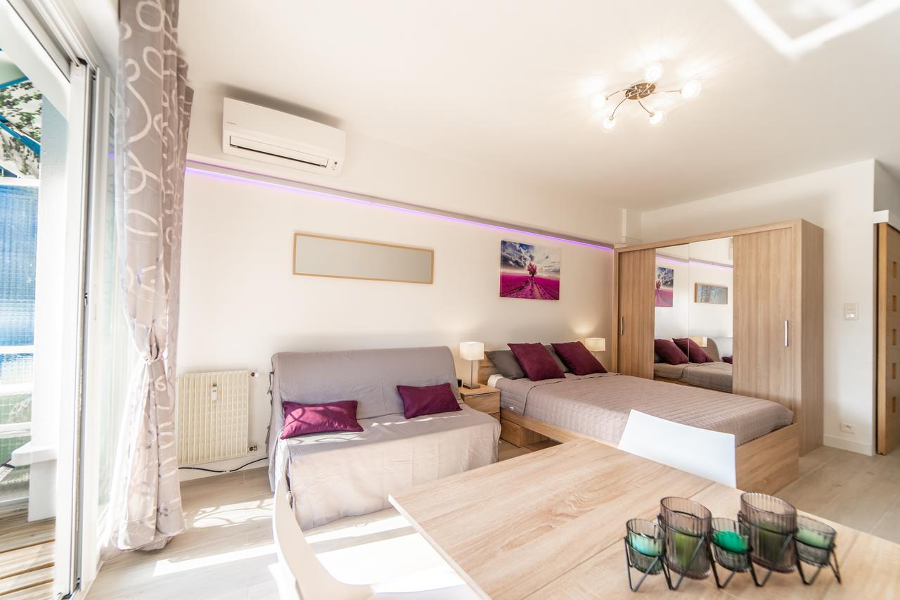 L'Ascot Appartement, Plages A 300M, Vue Hippodrome 滨海卡涅 外观 照片