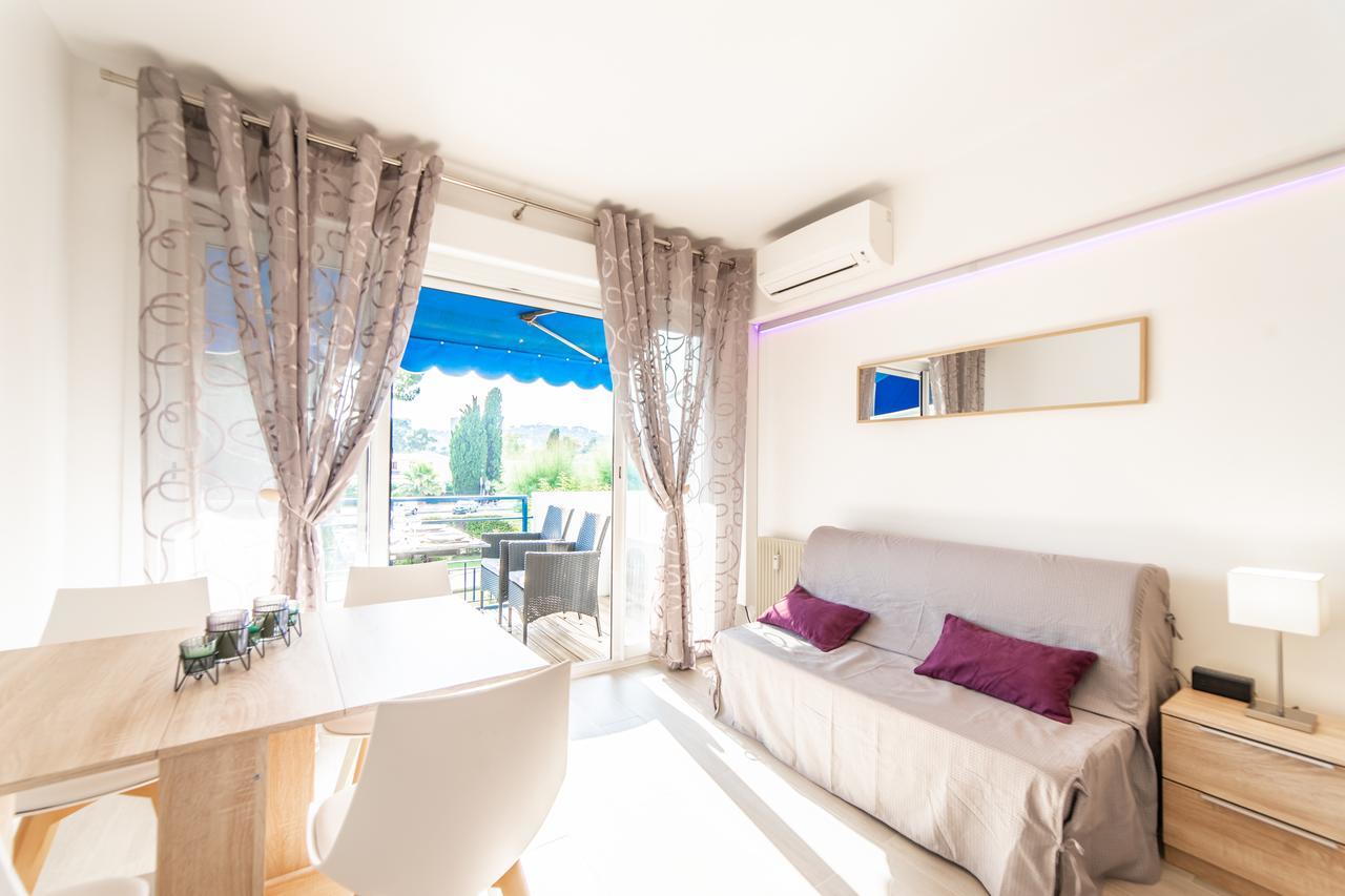 L'Ascot Appartement, Plages A 300M, Vue Hippodrome 滨海卡涅 外观 照片